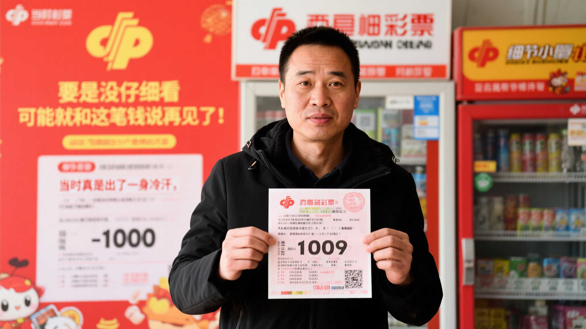 男子随手买彩票中2299万大奖 因看错期号险失机会